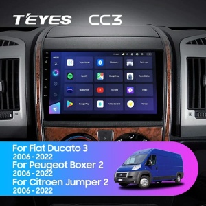 Navigatie Auto Teyes CC3 2K 360° Peugeot Boxer 2 2006-2022 6+128GB 9.5" QLED Octa-core 2Ghz, Android 4G Bluetooth 5.1 DSP - Img 2