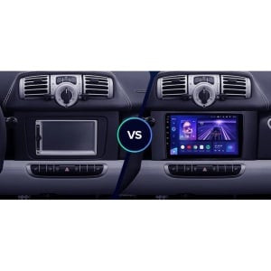Navigatie Auto Teyes CC3 2K 360° Smart Fortwo 2007-2014 6+128GB 9.5" QLED Octa-core 2Ghz, Android 4G Bluetooth 5.1 DSP - Img 3