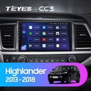 Navigatie Auto Teyes CC3 2K 360° Toyota Highlander 3 2013-2018 6+128GB 10.36" QLED Octa-core 2Ghz, Android 4G Bluetooth 5.1 DSP - Img 2