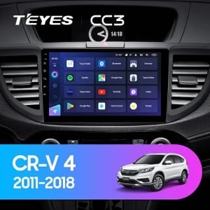 Navigatie Auto Teyes CC3 2K Honda CR-V 4 2011-2016 4+64GB 10.36" QLED Octa-core 2Ghz Android 4G Bluetooth 5.1 DSP - Img 2