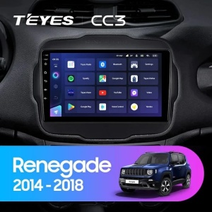 Navigatie Auto Teyes CC3 2K Jeep Renegade 2014-2018 4+64GB 9.5" QLED Octa-core 2Ghz, Android 4G Bluetooth 5.1 DSP - Img 2