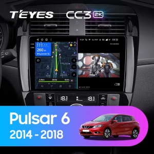 Navigatie Auto Teyes CC3 2K Nissan Pulsar 2014-2018 6+128GB 9.5" QLED Octa-core 2Ghz, Android 4G Bluetooth 5.1 DSP - Img 2