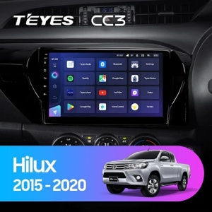 Navigatie Auto Teyes CC3 2K Toyota Hilux 2015-2020 4+32GB 10.36" QLED Octa-core 2Ghz Android 4G Bluetooth 5.1 DSP - Img 2