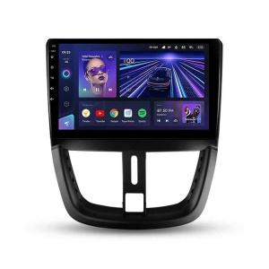 Navigatie Auto Teyes CC3 Peugeot 207 2006-2015 4+32GB 9" QLED Octa-core 1.8Ghz Android 4G Bluetooth 5.1 DSP