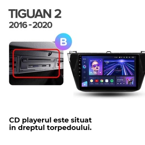 Navigatie Auto Teyes CC3L Volkswagen Tiguan 2 2016-2023 4+64GB 10.2" IPS Octa-core 1.6Ghz Android 4G Bluetooth 5.1 DSP - Img 8