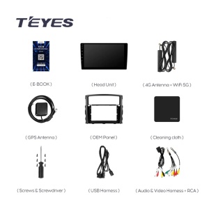 Navigatie Auto Teyes CC3L WiFi Mitsubishi Pajero 4 V80 2006-2021 2+32GB 9" IPS Quad-core 1.3Ghz, Android Bluetooth 5.1 DSP - Img 9
