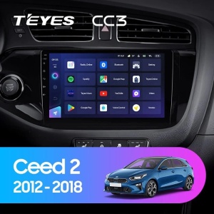 Navigatie Auto Teyes CC4 Kia Ceed 2 2012-2018 6+64GB 9.5" QLED Octa-core 2.7Ghz, Android 4G Bluetooth 5.1 DSP - Img 2