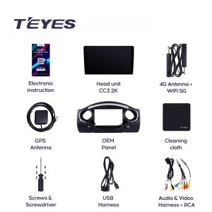 Navigatie Auto Teyes CC4 MINI 2000-2006 6+64GB 9.5" QLED Octa-core 2.7Ghz, Android 4G Bluetooth 5.1 DSP - Img 4