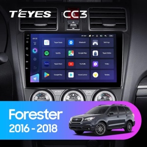 Navigatie Auto Teyes CC4L Subaru Forester SJ 2016-2018 6+64GB 9" QLED Qualcomm 2Ghz, Android 4G Bluetooth 5.1 DSP - Img 2