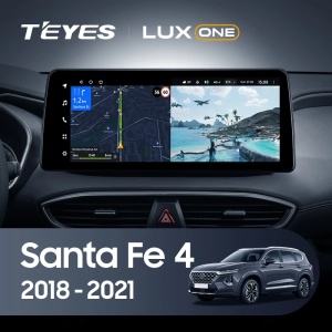 Navigatie Auto Teyes Lux One 360° Hyundai Santa Fe 4 2018-2020 6+128GB 12.3" IPS Octa-core 2Ghz, Android 4G Bluetooth 5.1 DSP - Img 2
