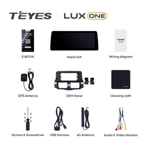 Navigatie Auto Teyes Lux One 360° Toyota Lux One Toyota Land Cruiser Prado 150 2009-2013 6+128GB 12.3" IPS Octa-core 2Ghz, Android 4G Bluetooth 5.1 DSP - Img 8