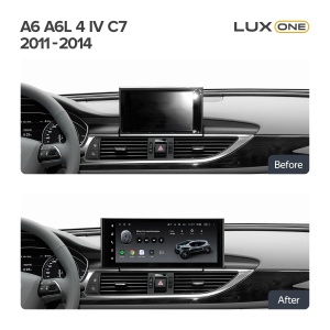 Navigatie Auto Teyes Lux One Audi A6 C7 2012-2014 6+128GB 12.3" IPS Octa-Core 2.0 GHz Android 4G DSP Bluetooth 5.1 - Img 2