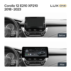 Navigatie Auto Teyes Lux One Toyota Corolla 12 2018-2020 6+128GB 12.3" IPS Octa-core 2Ghz, Android 4G Bluetooth 5.1 DSP - Img 3