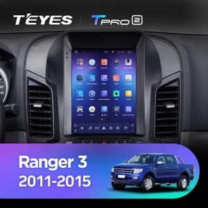 Navigatie Auto Teyes Tip Tesla TPRO 2 Ford Ranger 3 2011-2018 3+32GB 9.7" QLED Octa-core 1.8Ghz, Android 4G Bluetooth 5.1 DSP - Img 2