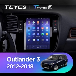Navigatie Auto Teyes Tip Tesla TPRO 2 Mitsubishi Outlander 3 2013-2018 4+64GB 9.7" QLED Octa-core 1.8Ghz Android 4G Bluetooth 5.1 DSP - Img 2