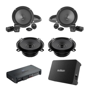 Pachet Difuzoare Auto cu subwoofer Mercedes-Benz E Class W210 1996-2003 Audison Prima 1010 W - Img 1