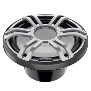 Subwoofer Marine Hertz HMS 12 S4-LD-G / SW, Negru / Alb, 300mm, 500W RMS 4Ω - Img 3