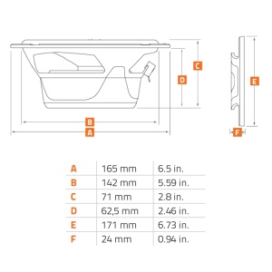 Difuzoare Auto Hertz Cento C 165, set componente, 165 mm, 70W RMS, 4Ω, 2 difuzoare - Img 7