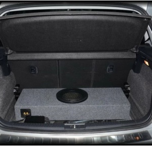 Incinta inchisa subwoofer dedicat Volkswagen Polo 5 hatchback, 250 mm, 17L - Img 7