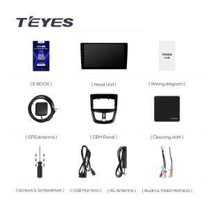 Navigatie Auto cu Asistenta AI Teyes CC4 PRO Peugeot 207 2006-2015 8+128GB 9.5" QLED, Android 13, 5G, 7.1 DSP, CarPlay - Img 6