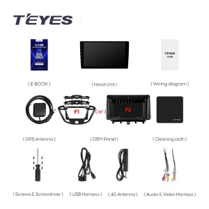 Navigatie Auto Teyes CC2 Plus Split Ford Tourneo Custom 2012-2023 2+32GB 9" QLED Octa-core 1.8Ghz Android 4G Bluetooth 5.1 DSP - Img 4