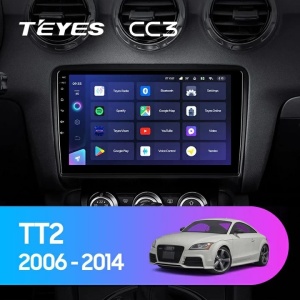 Navigatie Auto Teyes CC3 2K 360° Audi TT 8J 2006-2014 6+128GB 9.5" QLED Octa-core 2Ghz, Android 4G Bluetooth 5.1 DSP - Img 2