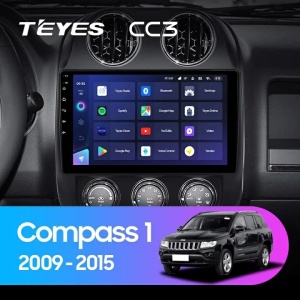 Navigatie Auto Teyes CC3 2K 360° Jeep Patriot 2009-2015 6+128GB 10.36" QLED Octa-core 2Ghz, Android 4G Bluetooth 5.1 DSP - Img 2