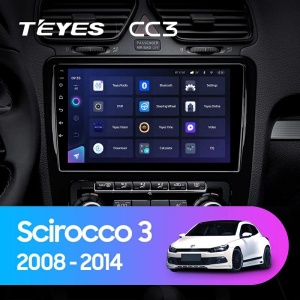 Navigatie Auto Teyes CC3 2K 360 Volkswagen Scirocco 2008-2017 6+128GB 9.5" QLED Octa-core 2Ghz Android 4G Bluetooth 5.1 DSP - Img 2