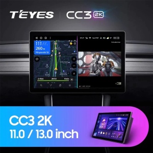 Navigatie Auto Teyes CC3 2K 4+32GB 13" QLED Octa-core 2Ghz Android 4G Bluetooth 5.1 DSP - Img 2