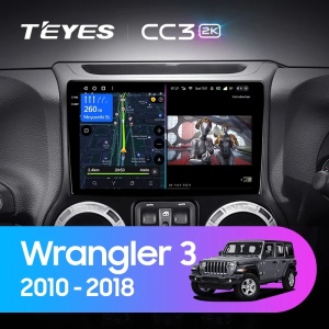 Navigatie Auto Teyes CC3 2K Jeep Wrangler 3 2010-2018 6+128GB 10.36" QLED Octa-core 2Ghz, Android 4G Bluetooth 5.1 DSP - Img 2