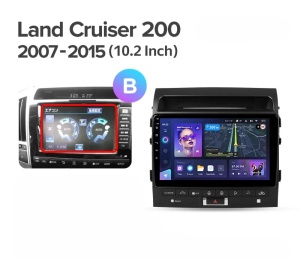 Navigatie Auto Teyes CC3 2K Toyota Land Cruiser 11 J200 2007-2015 4+64GB 10.36" QLED Octa-core 2Ghz, Android 4G Bluetooth 5.1 DSP - Img 9