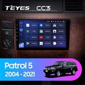 Navigatie Auto Teyes CC3 360° Nissan Patrol Y61 2004-2021 6+128GB 9" QLED Octa-core 1.8Ghz, Android 4G Bluetooth 5.1 DSP - Img 2