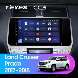 Navigatie Auto Teyes CC3 360° Toyota Land Cruiser Prado J200 2017-2018 6+128GB 10.2" QLED Octa-core 1.8Ghz, Android 4G Bluetooth 5.1 DSP - Img 2