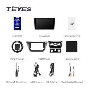 Navigatie Auto Teyes CC3 Mitsubishi Lancer 9 2007-2010 4+32GB 9" QLED Octa-core 1.8Ghz Android 4G Bluetooth 5.1 DSP - Img 8