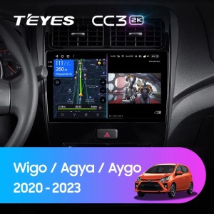 Navigatie Auto Teyes CC3 Toyota Agya 2020-2023 6+128GB 10.2" QLED Octa-core 1.8Ghz, Android 4G Bluetooth 5.1 DSP - Img 2