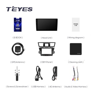 Navigatie Auto Teyes CC3L Toyota Highlander 2 2007-2013 4+32GB 9" IPS Octa-core 1.6Ghz, Android 4G Bluetooth 5.1 DSP - Img 10