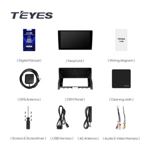 Navigatie Auto Teyes CC3L WiFi Mercedes-Benz SLK Class R171 2004-2011 2+32GB 9" IPS Quad-core 1.3Ghz, Android Bluetooth 5.1 DSP - Img 5