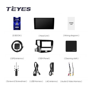 Navigatie Auto Teyes CC3L WiFi Mitsubishi Outlander 3 2013-2018 2+32GB 10.2" IPS Quad-core 1.3Ghz, Android Bluetooth 5.1 DSP - Img 8