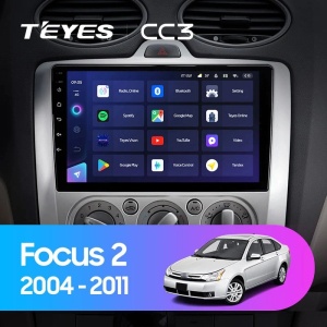 Navigatie Auto Teyes CC4 Ford Focus 2 2005-2010 6+64GB 9.5" QLED Octa-core 2.7Ghz, Android 4G Bluetooth 5.1 DSP - Img 1
