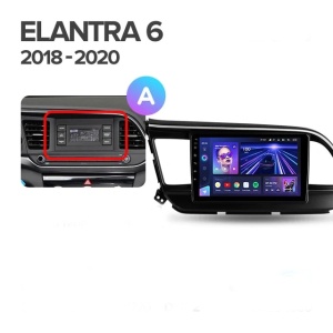 Navigatie Auto Teyes CC4 Hyundai Elantra 6 2018-2020 6+128GB 9.5" QLED Octa-core 2.7Ghz, Android 4G Bluetooth 5.1 DSP