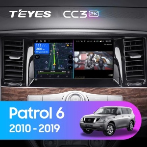 Navigatie Auto Teyes CC4 Nissan Patrol Y62 2010-2020 6+64GB 9.5" QLED Octa-core 2.7Ghz, Android 4G Bluetooth 5.1 DSP