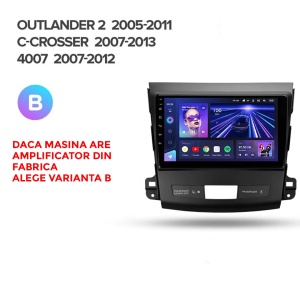 Navigatie Auto Teyes CC4L Mitsubishi Outlander 2 2007-2013 6+64GB 9" QLED Qualcomm 2Ghz, Android 4G Bluetooth 5.1 DSP - Img 5
