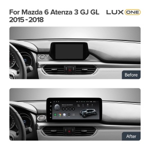 Navigatie Auto Teyes Lux One 360° Mazda 6 2015-2018 6+128GB 12.3" IPS Octa-core 2Ghz, Android 4G Bluetooth 5.1 DSP - Img 2