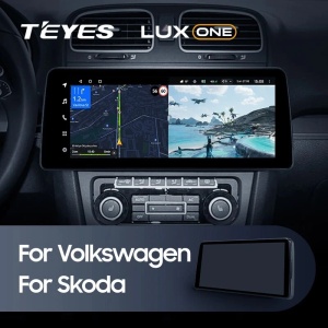 Navigatie Auto Teyes Lux One 360° Volkswagen Jetta 6 2011-2018 6+128GB 12.3" IPS Octa-core 2Ghz, Android 4G Bluetooth 5.1 DSP - Img 2