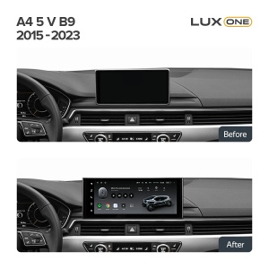 Navigatie Auto Teyes Lux One Audi A4 B9 2016-2023 6+128GB 12.3" IPS Octa-Core 2.0 GHz Android 4G DSP Bluetooth 5.1 - Img 3