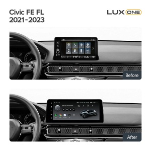 Navigatie Auto Teyes Lux One Honda Civic 11 2021-2023 4+32GB 12.3" IPS Octa-core 2Ghz, Android 4G Bluetooth 5.1 DSP - Img 3