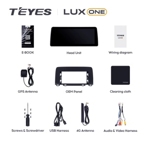 Navigatie Auto Teyes Lux One Honda CR-V 4 2011-2016 6+128GB 12.3" IPS Octa-core 2Ghz, Android 4G Bluetooth 5.1 DSP - Img 9