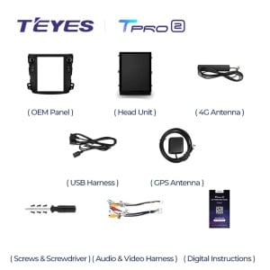 Navigatie Auto Teyes Tip Tesla TPRO 2 Peugeot 4007 2007-2012 4+64GB 9.7" QLED Octa-core 1.8Ghz, Android 4G Bluetooth 5.1 DSP - Img 4