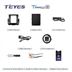 Navigatie Auto Teyes Tip Tesla TPRO 2 Toyota RAV4 XA30 2005-2013 4+64GB 9.7" QLED Octa-core 1.8Ghz, Android 4G Bluetooth 5.1 DSP - Img 6