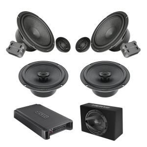 Pachet Difuzoare Auto cu subwoofer Citroen C-Zero 2010-2020 Hertz Cento 1500 W - Img 1